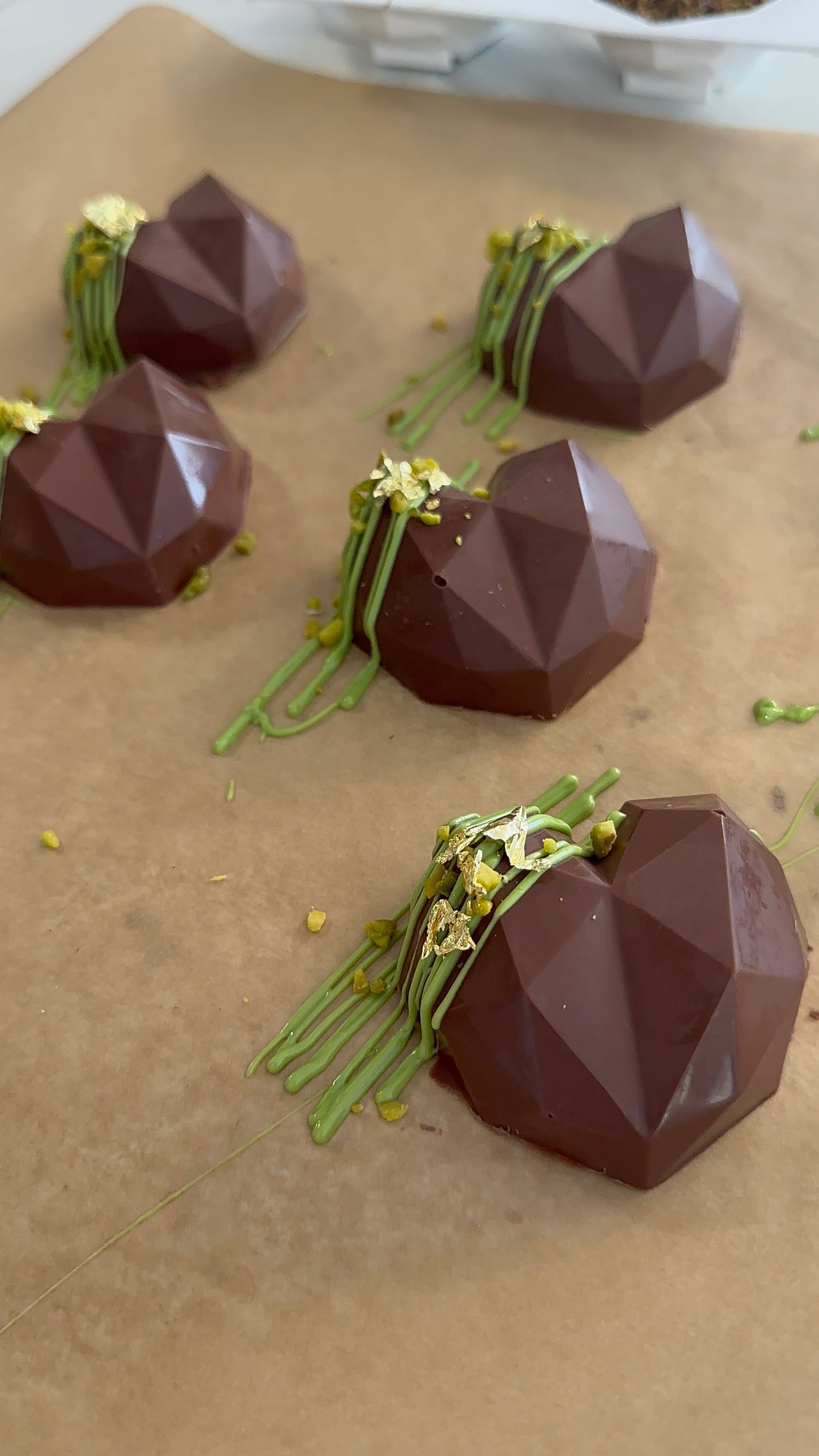 Schokoherzen Dubai Style 6er Box (300gr)